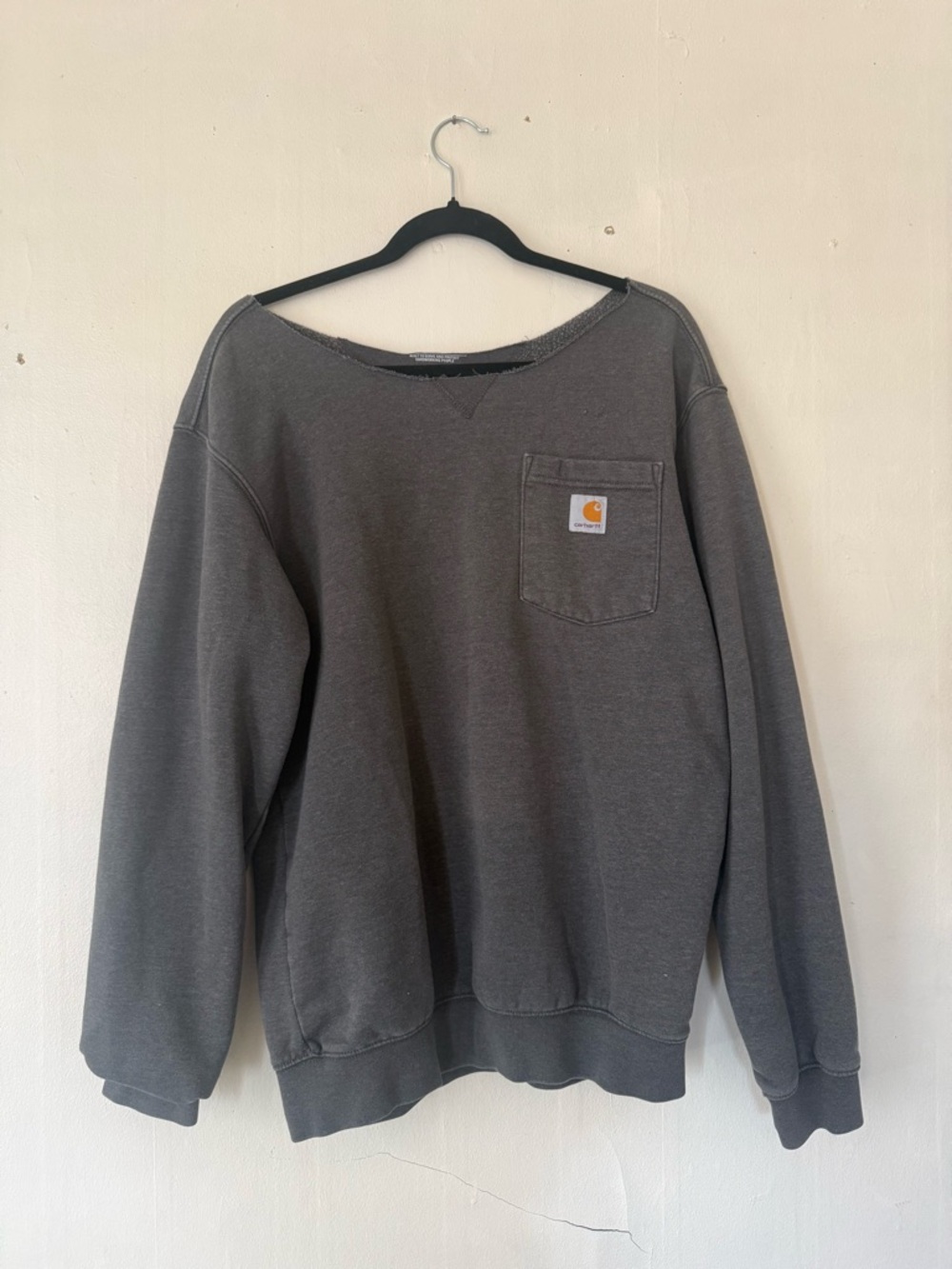 Carhartt Charcoal Gray Crewneck Sweatshirt